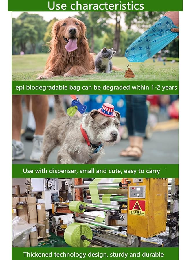 erorex 180Pcs Diaper Disposal Bag Complimentary Trash Bag Dispenser Unscented Diaper Bags Disposable - Image 4