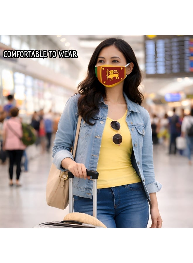 برينت شوب فور مي قناع وجه رياضي مزين بعلم الدولة، هدية تذكارية لمحبي رياضة الكريكيت، وكأس العالم للكريكيت، وكأس العالم للكريكيت T20. - Image 4