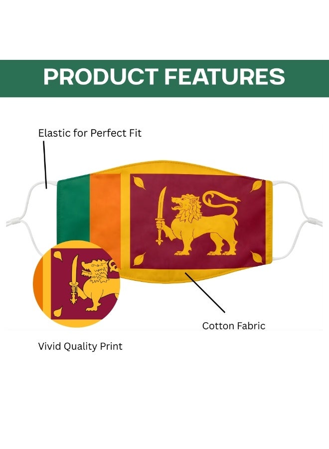 برينت شوب فور مي قناع وجه رياضي مزين بعلم الدولة، هدية تذكارية لمحبي رياضة الكريكيت، وكأس العالم للكريكيت، وكأس العالم للكريكيت T20. - Image 3