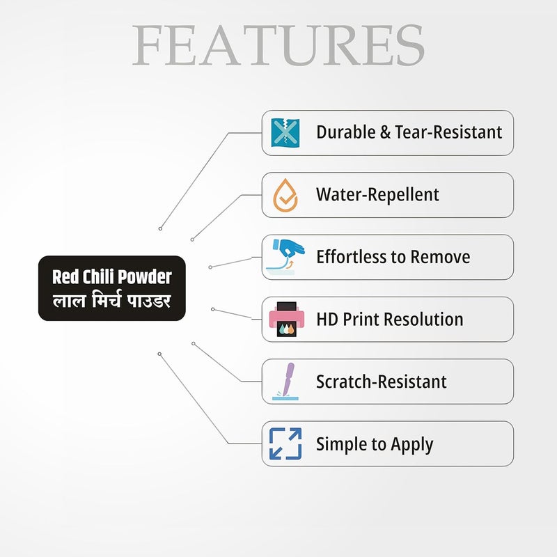 Graficative 168 Black Label Stickers for Kitchen Jars & Bottles | Waterproof Pre-Printed Vinyl Stickers for Kitchen | Self-Adhesive Spice Organizer Labels, 168 Labels - Image 3