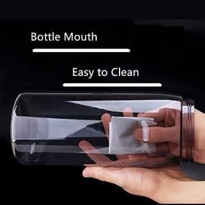 Grofilo Sports Water Bottles Big Plastic Bottle Leak Proof Travel Mugs with Straw Strap for Kids 2 litersPack of 1 Black - Image 5
