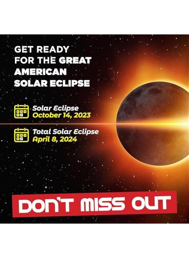 Arabest Solar Eclipse Glasses AAS Approved 2024 (10 Pack) CE and ISO Certified Safe Shades for Direct Sun Viewing  - Image 5