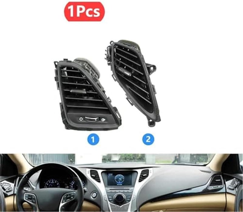 QASULER AC Air Vent Outlet for Hyundai Azera 2011-2015 - Image 4