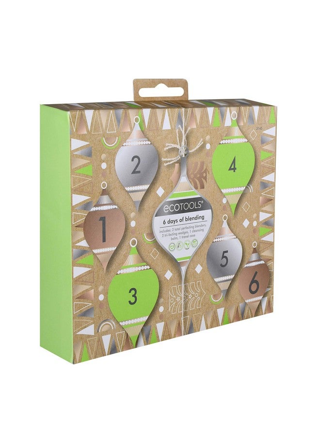 Ecotools Beauty Makeup Sponge Set 4 Blenders With Sponge And Brush Cleaner Includes Travel Accessory Case - Image 4