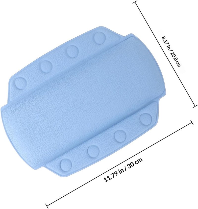 Heat resistant MAGICLULU Bathtub Pillow with Suction Cups Medium Size Foam Cushion Bath Tub Pillow for Neck and Head Support Bathroom Spa Accessory for Relaxing Soaking Affordable fast purchase options - Image 2
