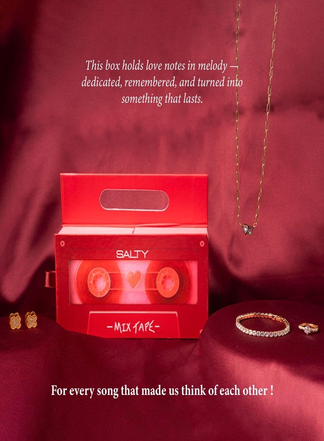 SALTY The Love Cassette Gift Box | Gift for Valentine Day | Wedding | Birthday | Marriage - Image 2