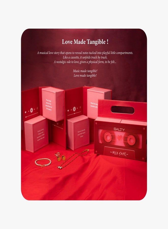 SALTY The Love Cassette Gift Box | Gift for Valentine Day | Wedding | Birthday | Marriage - Image 1