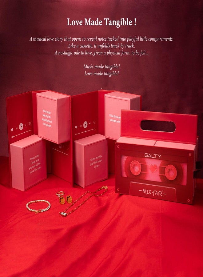 SALTY The Love Cassette Gift Box | Gift for Valentine Day | Wedding | Birthday | Marriage - Image 4