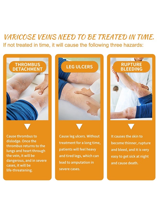 إيلهو فيتامين ك - كريم الدوالي ، كريم مهدئ للساق ، كريم علاج الدوالي والأوردة العنكبوتية ، تحسين الدورة الدموية ، تخفيف آلام التورم بسرعة 60 جرام - Image 3