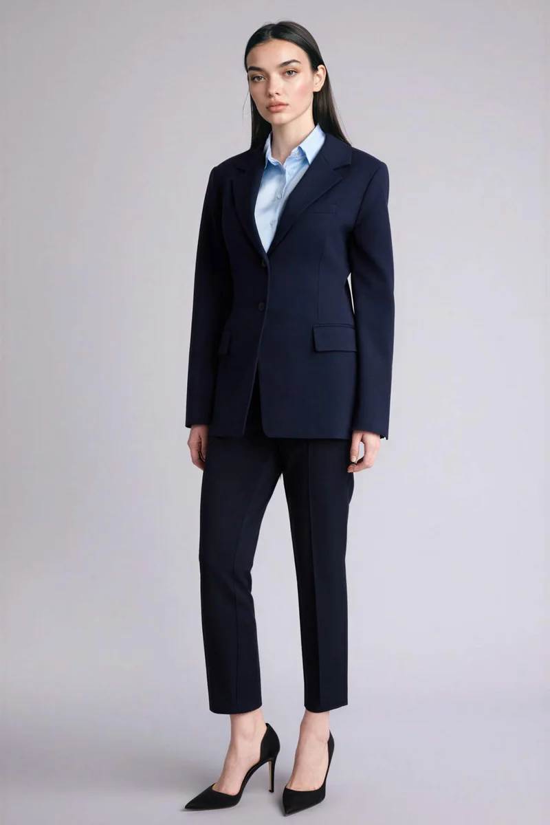 ديفاكتو Regular Hem Trousers