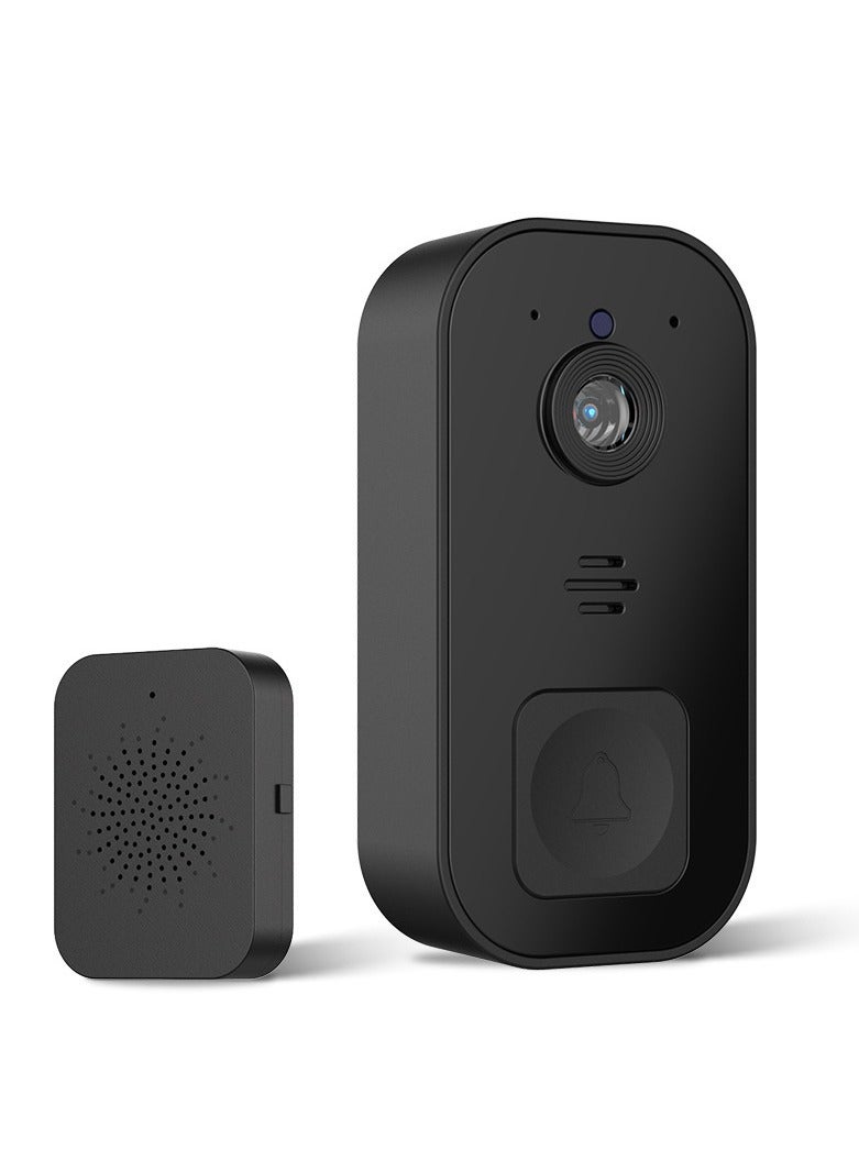 Smart Wireless Remote Video Doorbell, Intelligent Visual Doorbell 120° Viewing Angle Home Intercom HD Night Vision WiFi Security Door Doorbell - Image 1