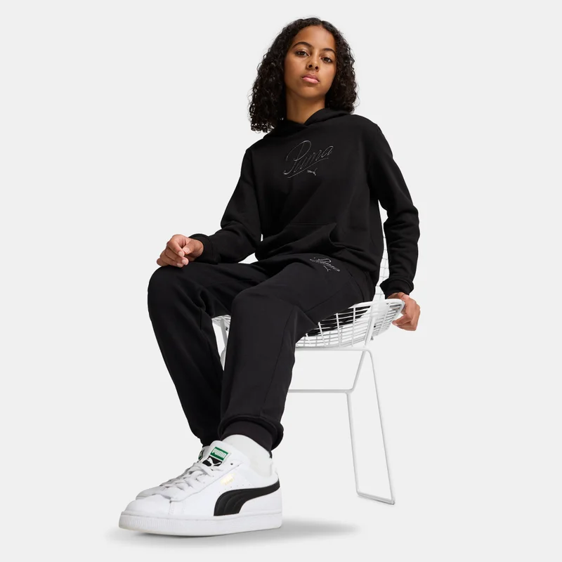 PUMA Kids' Essentials Script Sweatpants