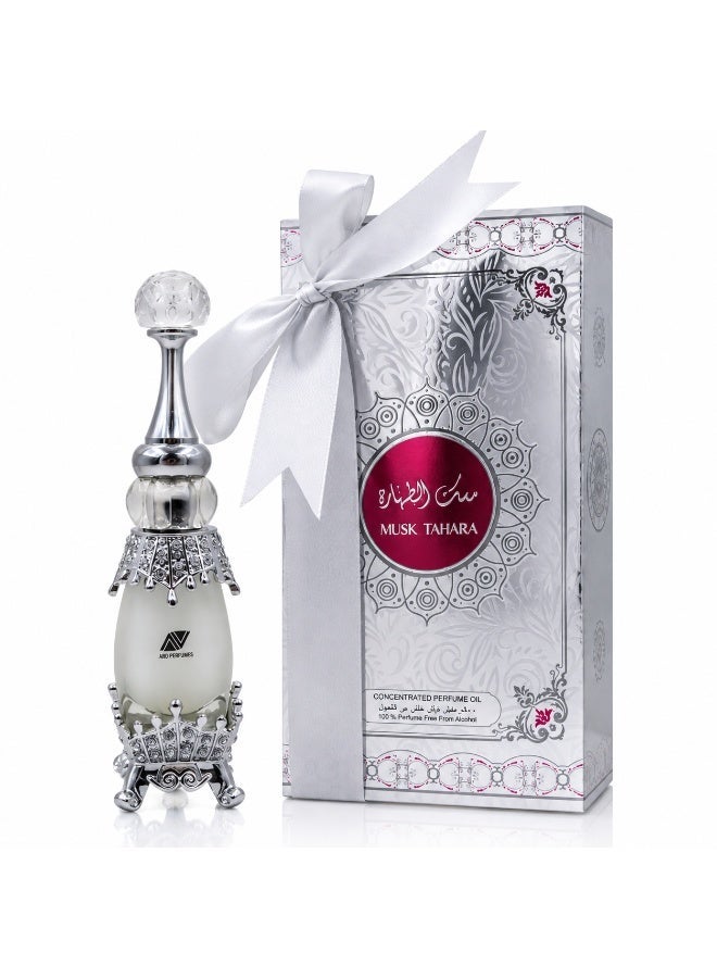 Ard Perfumes Musk Tahara Attar for Women 25ml – Alcohol-Free Concentrated Perfume Oil, White Musk & Rose Long Lasting Arabic Fragrance - Image 1