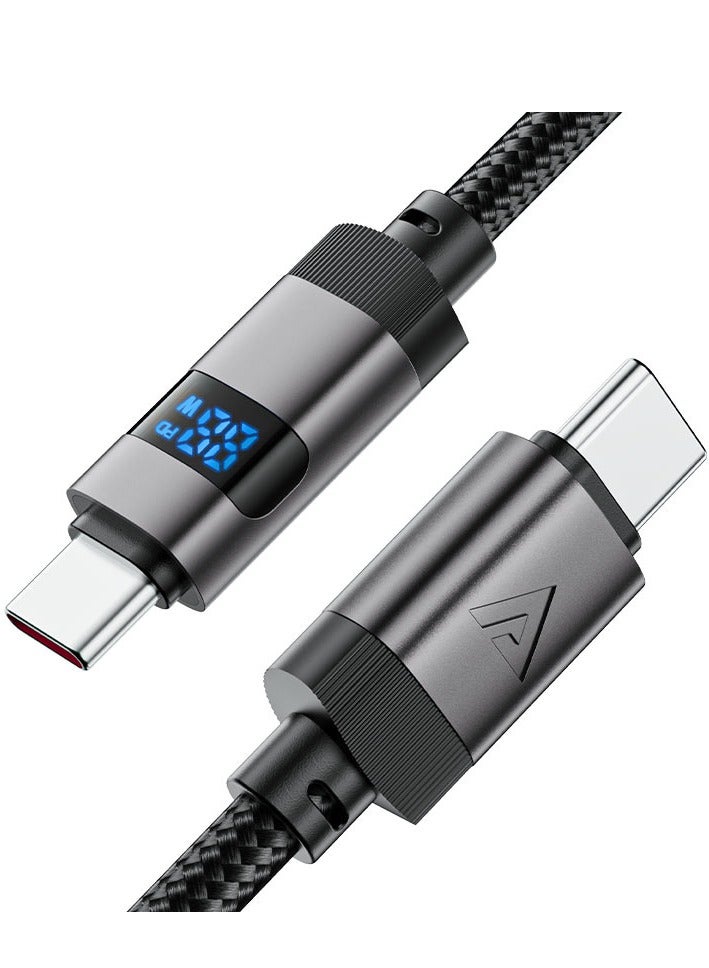ACEFAST C15-03 60W USB-C to USB-C charging data cable with display. - Image 2