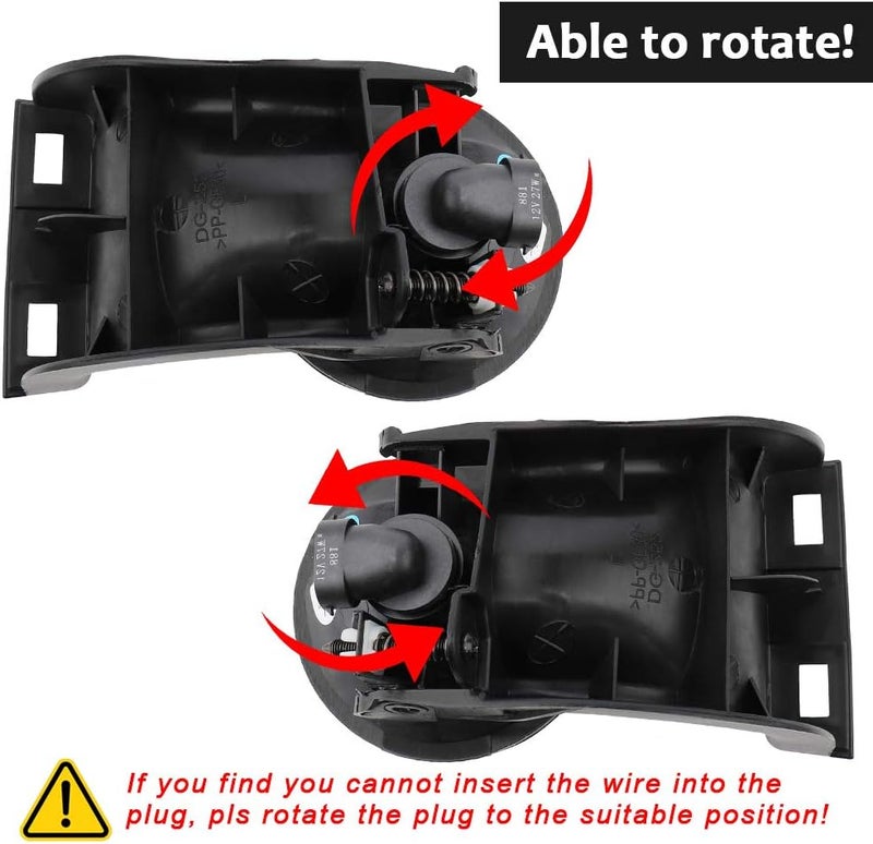 MAYASAF Amber Lens Fog Light Assembly for Dodge RAM 1500, 2500, 3500 (1994-2002) - Image 5