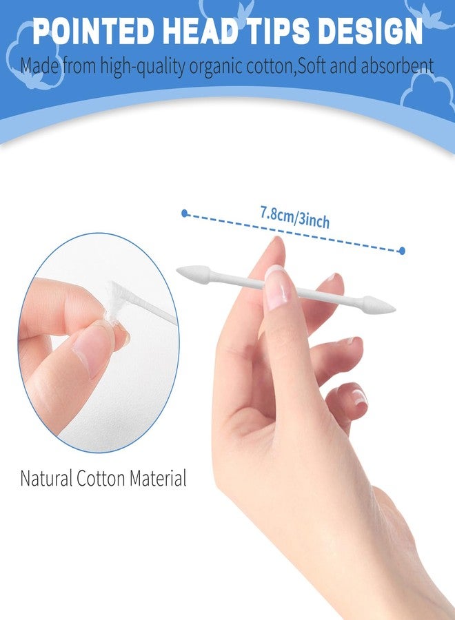 BODFPPC Pointed Tip Cotton Swabs, 800 Count Double Precision Tips with Paper Stick, Cotton Buds for Makeup, Personal Care, Crafts - Image 4