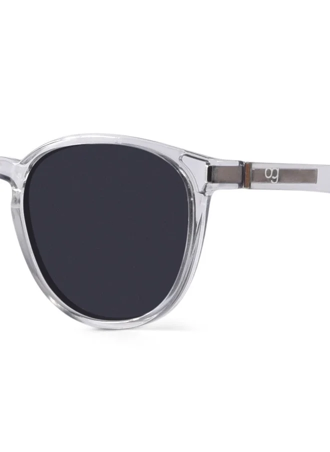 Woggles Stormcloud polarized round sunglasses