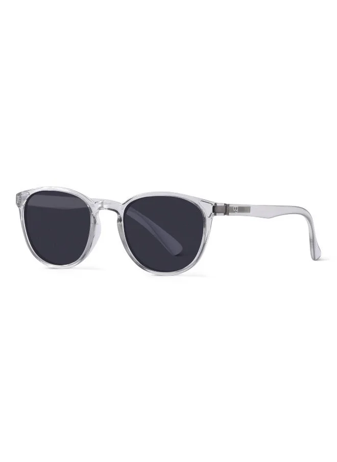 Woggles Stormcloud polarized round sunglasses