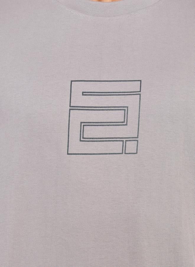 Styli Chest Graphic Compact Jersey Boxy T-Shirt - Image 3