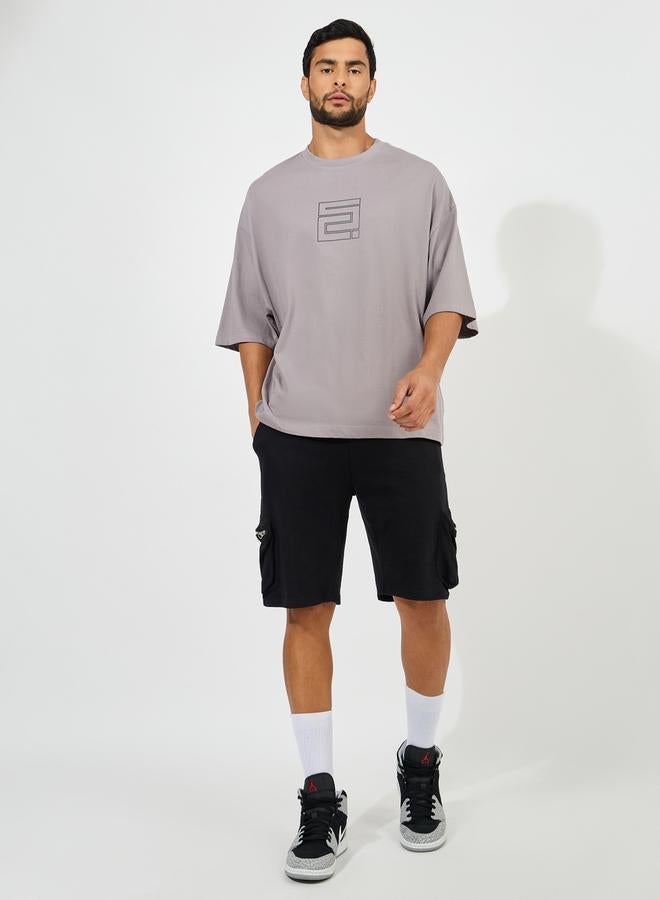 Styli Chest Graphic Compact Jersey Boxy T-Shirt - Image 2