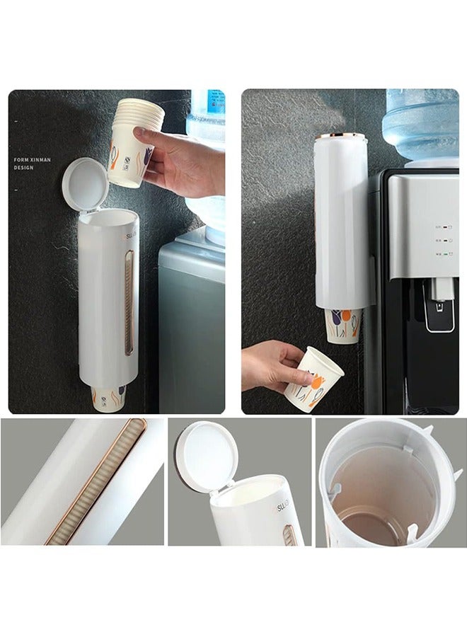 JCB CHIC Cup Dispenser Wall Mounted,Environmentally Friendly Plastic Cup Dispenser with Wall Mounting, Water and Dustproof, Wall Cup, for Plastic Cups, Paper Cups and Paper Cones etc - Image 5