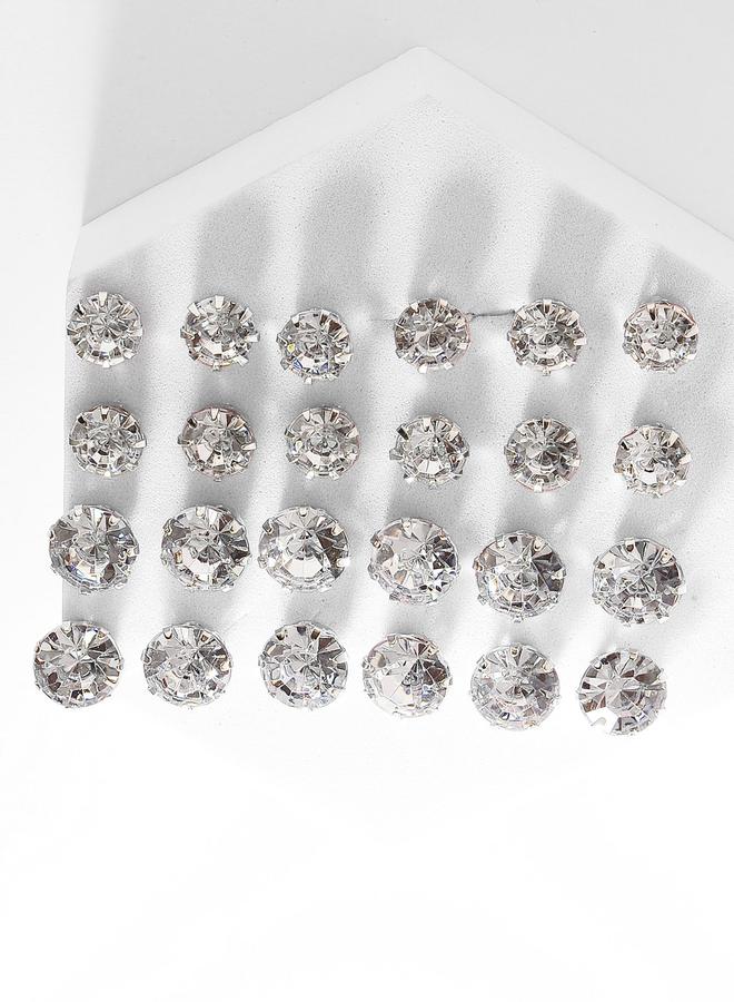 Take Two Set of 12 - Embellished Earrings - Image 4