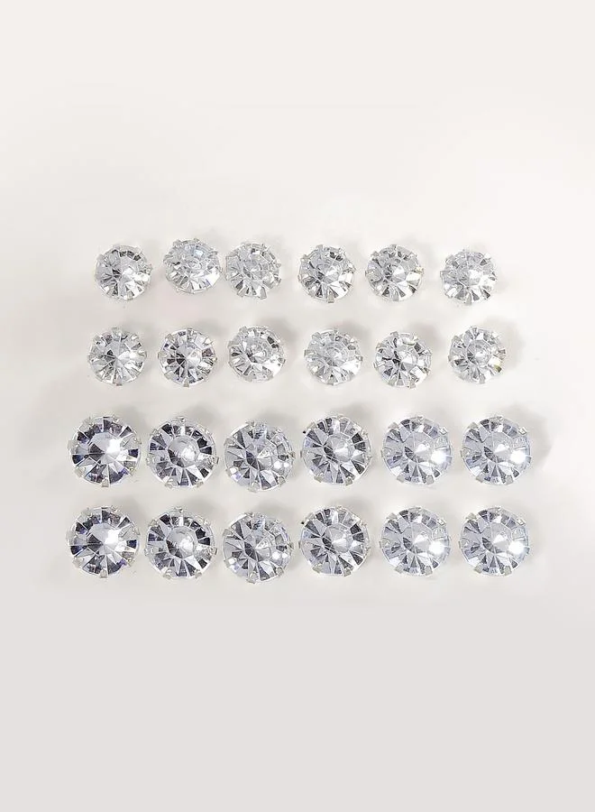 تايك تو Take Two Set of 12 - Embellished Earrings