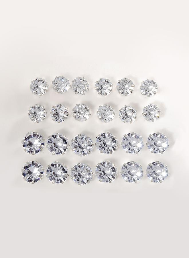 Take Two Set of 12 - Embellished Earrings - Image 1