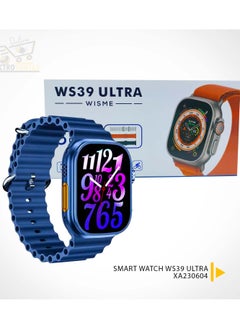 WS Smart Watch WS39 ultra Series 9, 3 IN 1 With Health Fitness Tracker Sport Watch Supports NFC, 3 addition Replacement Band 49MM-blue  - Image 4