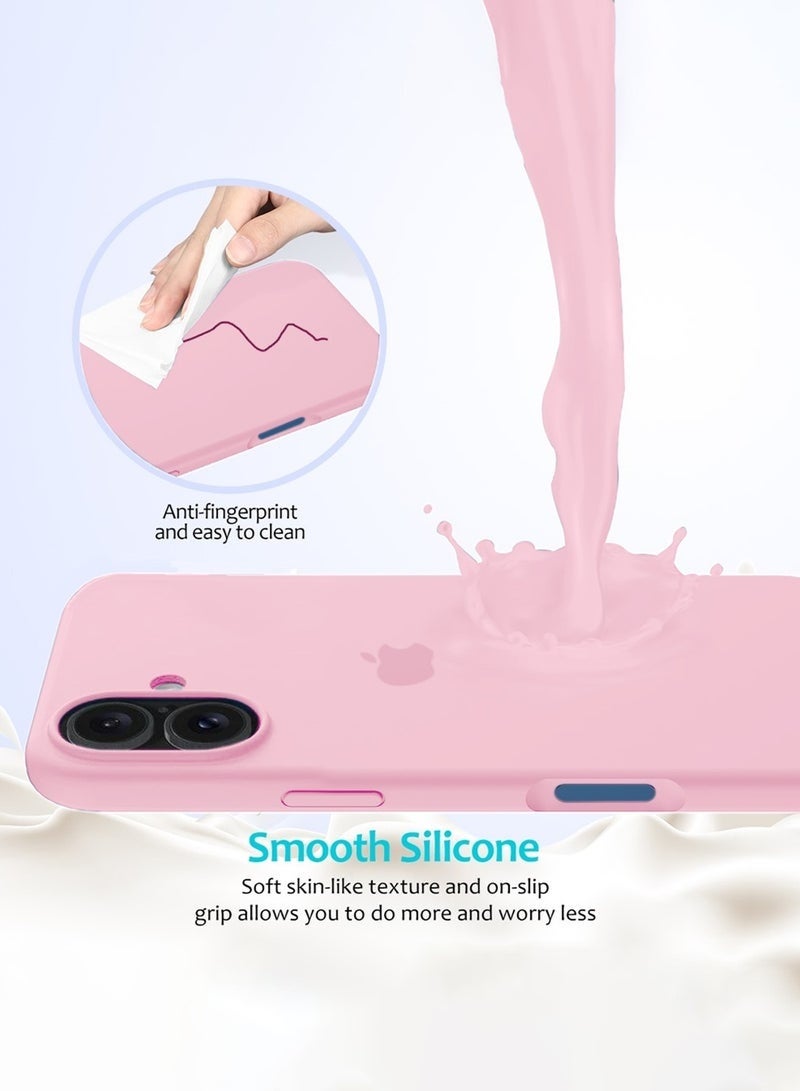 iPhone 17 Case Premium Liquid Silicone 3 Layers Full Covered Soft Phone Cover For iPhone 17 Anti-Scratch Microfiber Lining Phone Case For iPhone 17 6.3-inch - Image 3