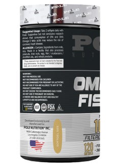 POLE NUTRITION Omega-3 Fish Oil 1000mg – Premium Joint & Heart Health Support  - Image 2