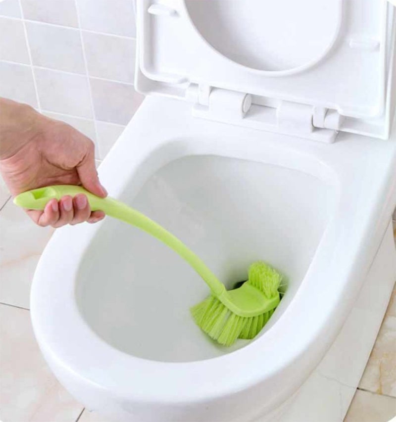 MosQuick® Double Sided Bathroom Cleaner Brush Long Handle, Commode Cleaning Brush Bathroom Cleaning Accessories Toilet Brush Toilet Cleaning Brush Bathroom Cleaner Brush Bathroom Cleaning Brush - Image 2