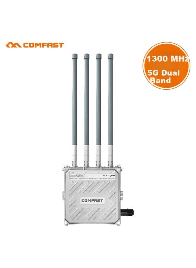 Comfast Cf-wa800 Gigabit Port 5g Dual-band 1300m High-power Outdoor Wireless Ap ni-directional Outdoor Wireless Router For Scenic Spots, Campuses, Squares, Rural Wifi Base Station Coverage - Image 1