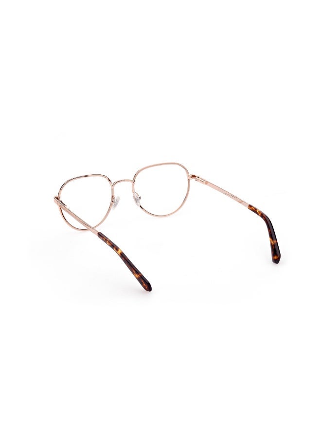 جس نظارة طبية بشكل دائري للرجال بأذرع معدنية GU50050  مقاس 51 - ذهبي - Image 3