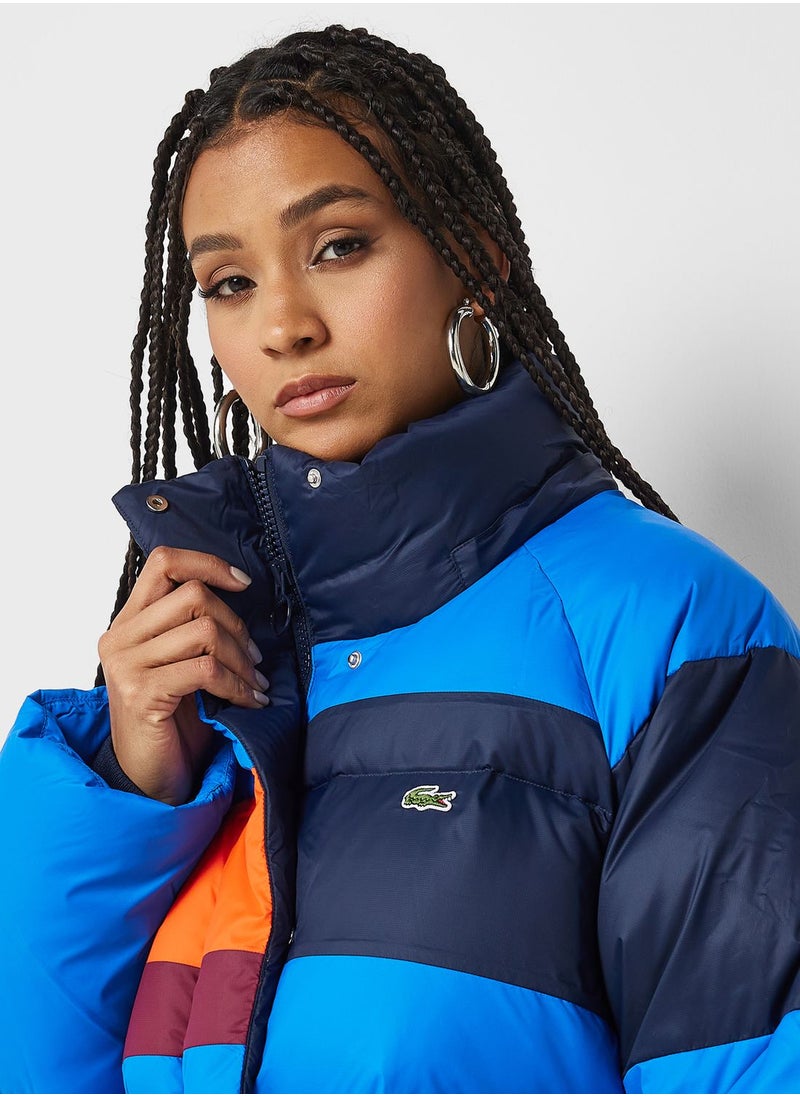 LACOSTE - Zip Through Puffer Jacket - Image 1