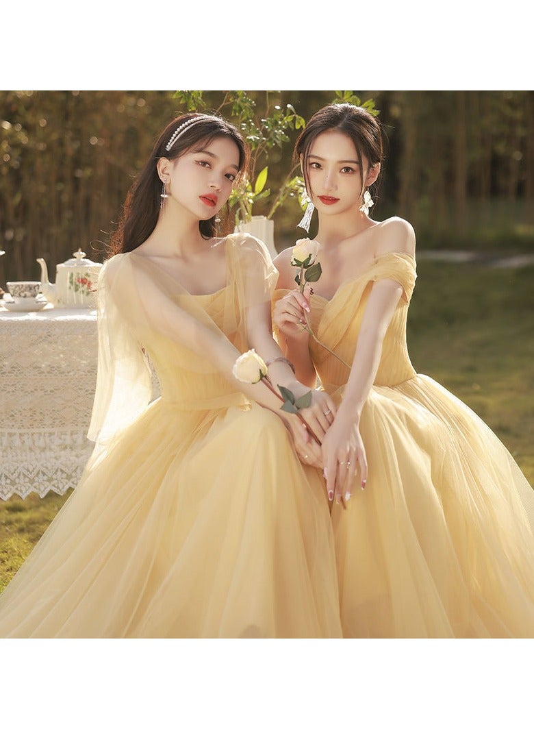 KUYING New Fashionable and Elegant Bridesmaid Dress  - Image 4