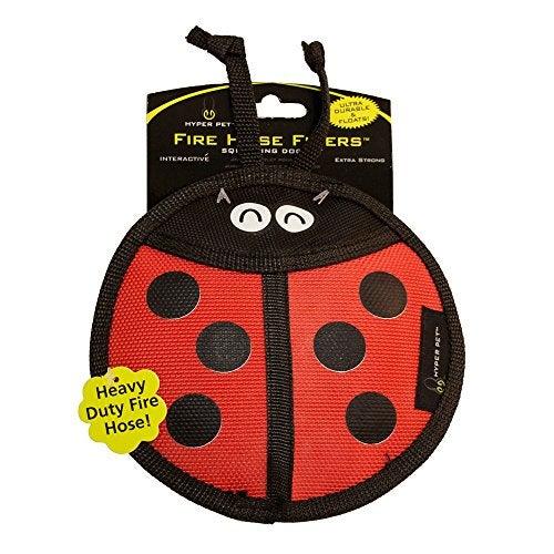 Hyper Pet Firehose Flyers Ladybug Durable Squeaky Dog Toy 98 x 12 x 65 inches - Image 1