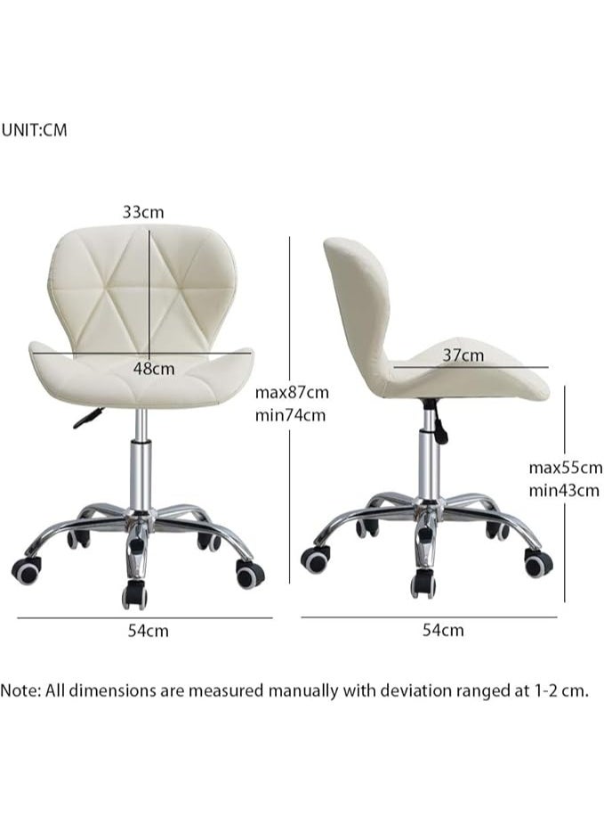 Modern Faux Leather Chair for Home & Office Use, Comfortable Upholstered Seating for Dining, Study & Living Spaces - Image 2