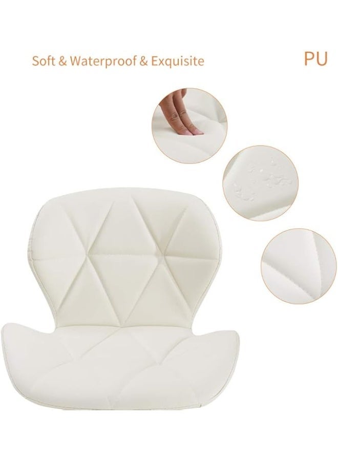 Modern Faux Leather Chair for Home & Office Use, Comfortable Upholstered Seating for Dining, Study & Living Spaces - Image 3