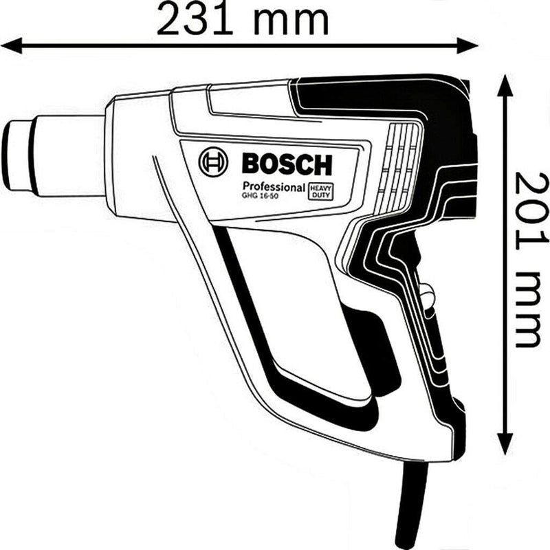 BOSCH Professional Heat Gun Ghg 16-50 - 0 601 2A6 0L0 - Image 4