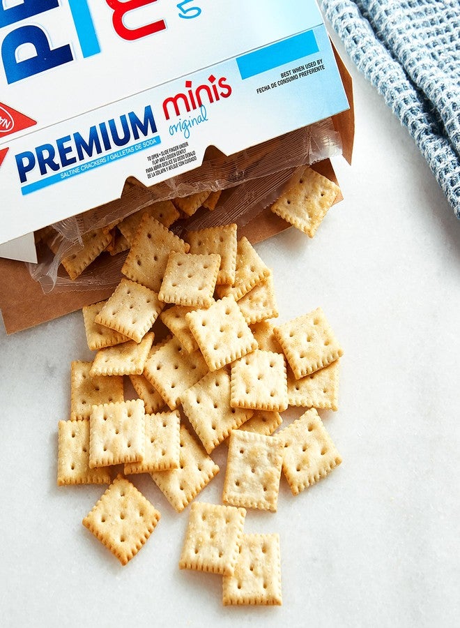 Premium Original Mini Saltine Crackers, Lunch Snacks, 11 oz - Image 3