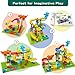 Anpcso Dinosaur Marble Run Building Blocks STEM Toys for Kids Ages 38 127 Pcs Construction Set with 3 Dinos Ball Run Track 4 in 1 Modular Design Learning Toys for Boys Girls Christmas Birthday Gift - Image 4