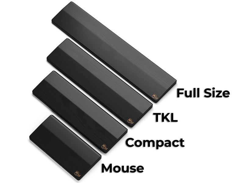 Glorious Gaming Wooden Mouse Wrist Rest - Onyx/Black - for Gaming Mice, Wood Ergonomic Palm Rest| 8x4x0.75 inches/19mm Thick (GV-M-Dark) - Image 3