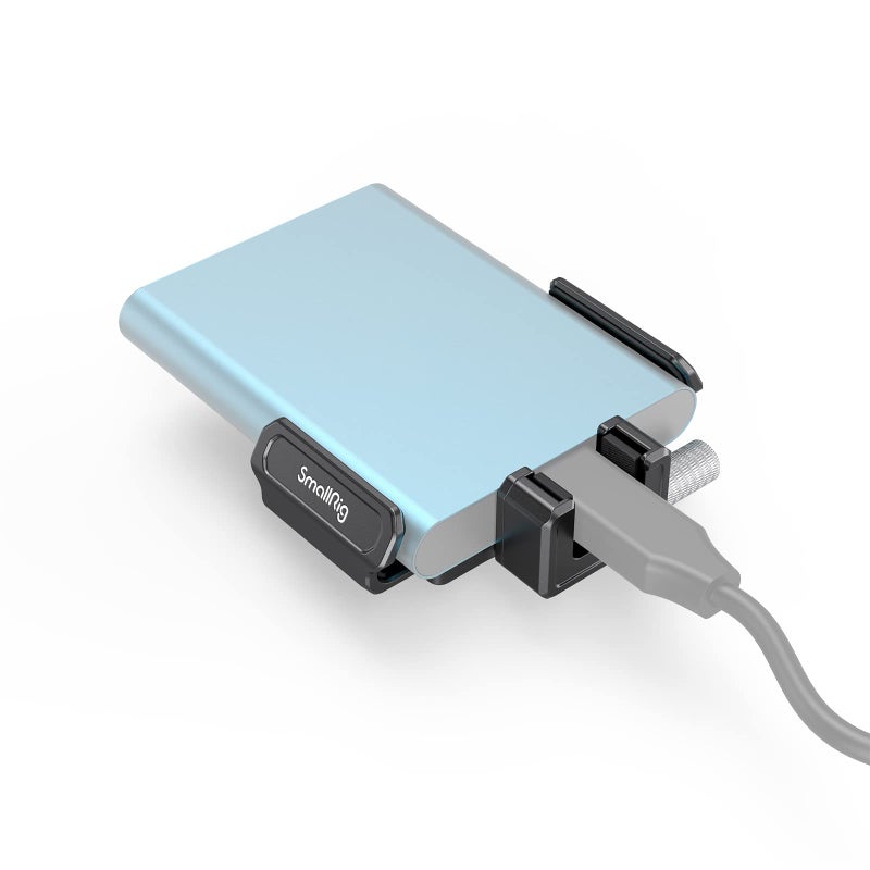 SMALLRIG SSD Mount Bracket SSD Holder for Samsung T5/T7 SSD, SanDisk SSD, SanDisk SSD T5/T7, Compatible Cage for BMPCC 6K Pro - 3272 - Image 1