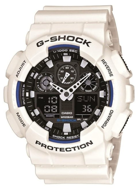 Casio Men's GA-100B-7A Series G-Shock Quartz 200M WR Shock Resistant Watch