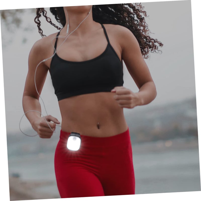 2Pcs Clip On Running Light Rechargeable Ultra Bright LED Safety Lamp Waterproof for Jogging Camping Emergency - Image 5