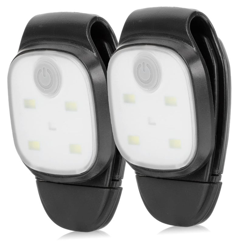 2Pcs Clip On Running Light Rechargeable Ultra Bright LED Safety Lamp Waterproof for Jogging Camping Emergency - Image 2