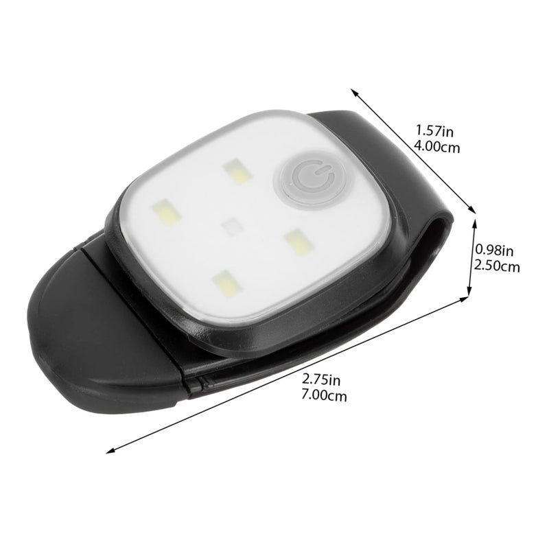2Pcs Clip On Running Light Rechargeable Ultra Bright LED Safety Lamp Waterproof for Jogging Camping Emergency - Image 3