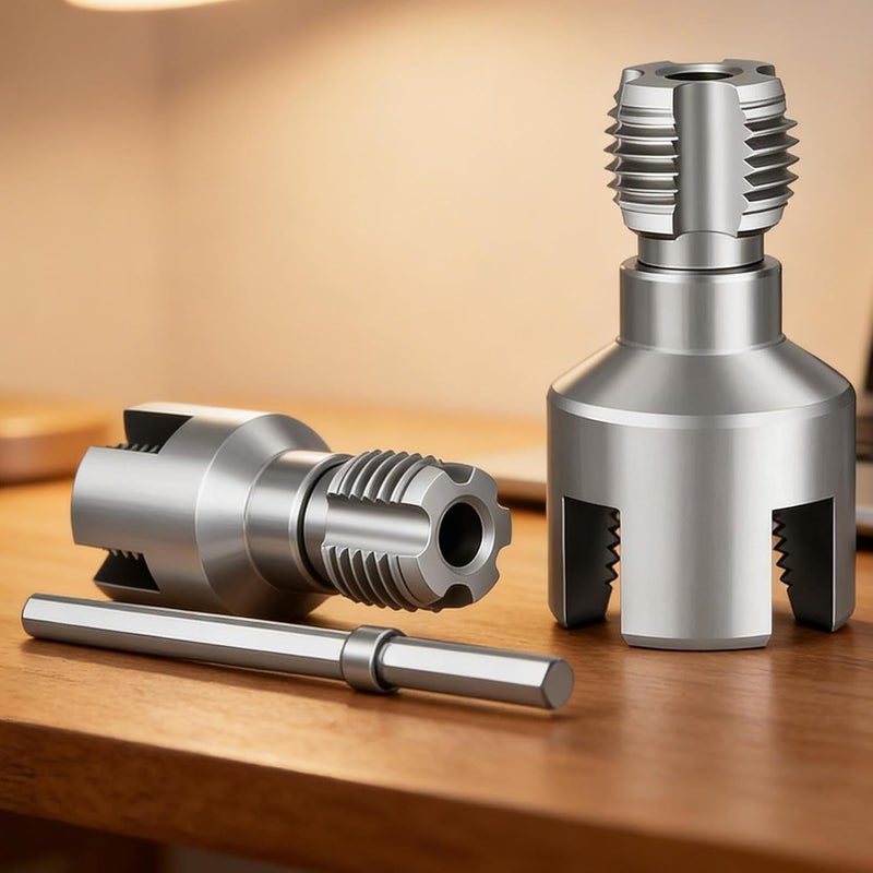 Pipe Threader for Electric Drill | Quick Setup Gadgets,Internal External Pipe Threading Tool | for Plumbers Professionals Technicians Homeowners Commercial Building - Image 2