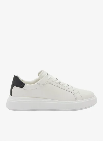 CALVIN KLEIN Low Top Lace Up Leather Trainers
